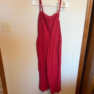 Old Navy Vibrant Red Jumpsuit
